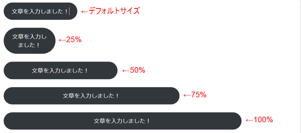 25% 50% 75% 100%から選択可能